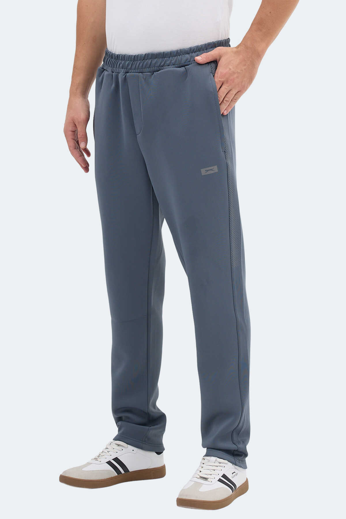 Slazenger - Slazenger VILPU Erkek Koyu Gri Eşofman Altı