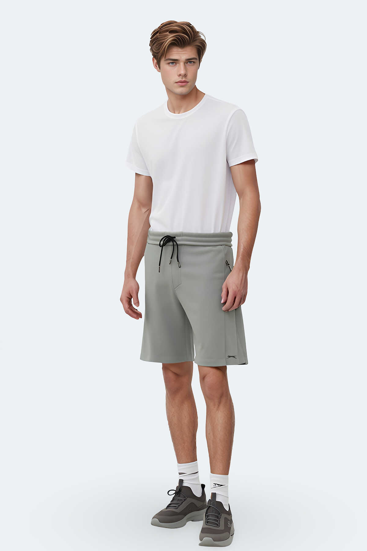 Slazenger - Slazenger VILTE Erkek Şort Su Yeşili