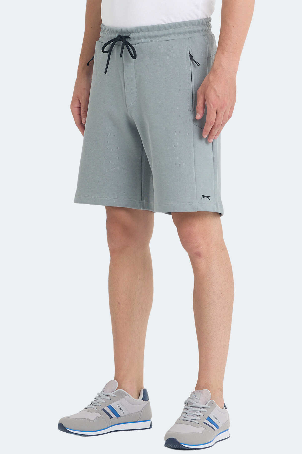 Slazenger - Slazenger VILTE I Erkek Cepli Su Yeşili Şort