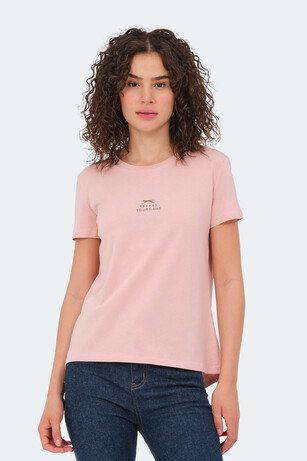 Slazenger VIRAJ IN Kadın Fuşya Tişört