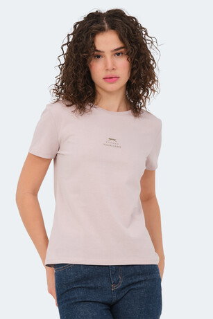 Slazenger VIRAJ IN Kadın Taş Gri Tişört