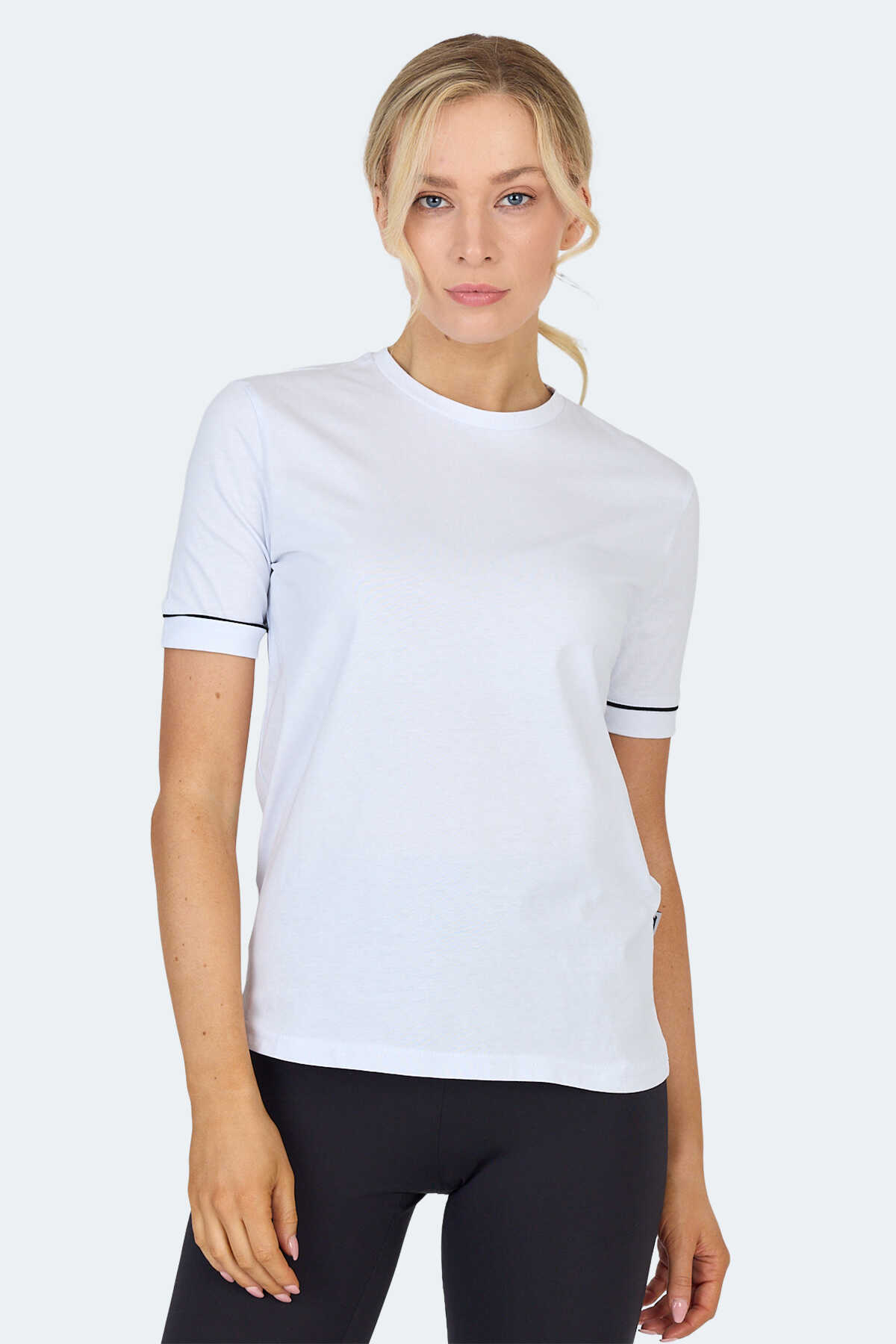 Slazenger - Slazenger VITYA I Kadın Tişört Beyaz