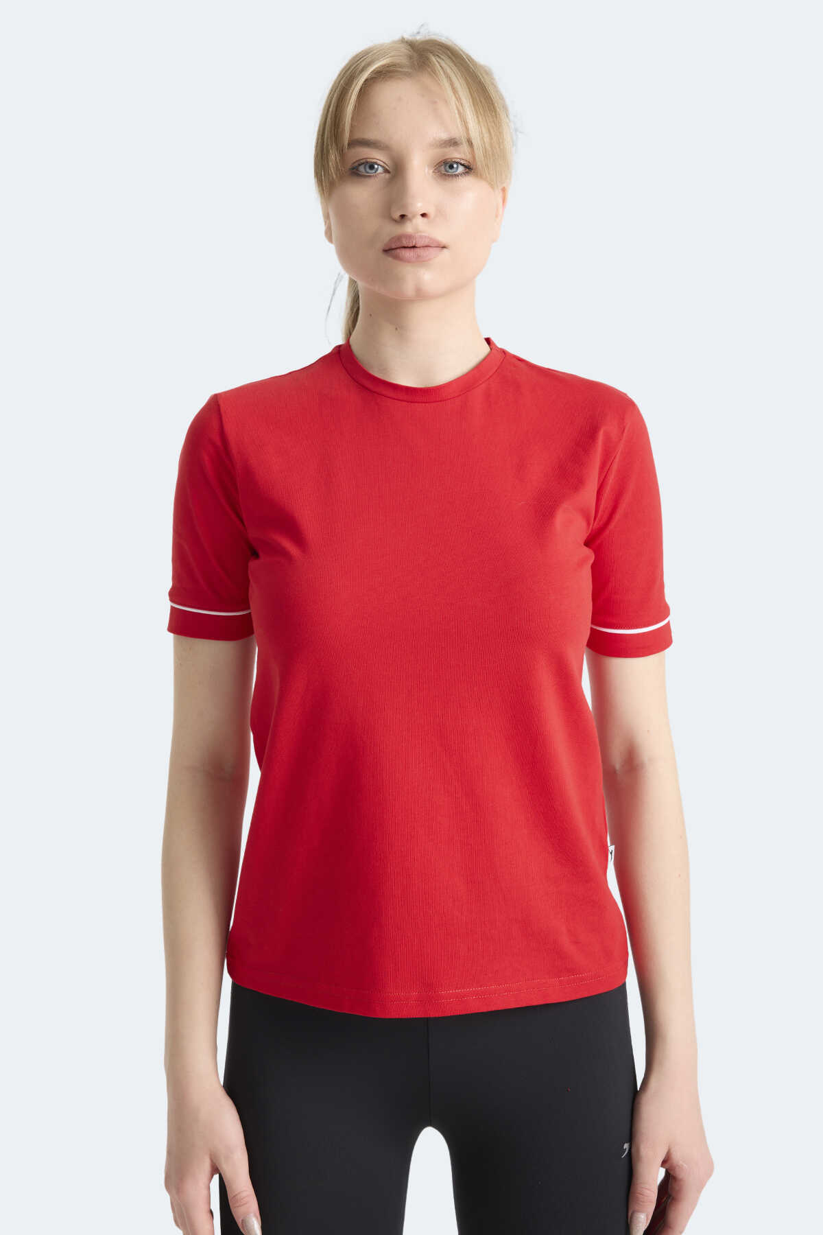 Slazenger - Slazenger VITYA I Kadın Tişört Kırmızı