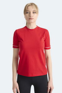 Slazenger - Slazenger VITYA I Kadın Kırmızı Tişört Slazenger - Slazenger VITYA I Kadın Kırmızı Tişört