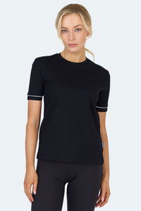 Slazenger - Slazenger VITYA I Kadın Siyah Tişört Slazenger - Slazenger VITYA I Kadın Siyah Tişört