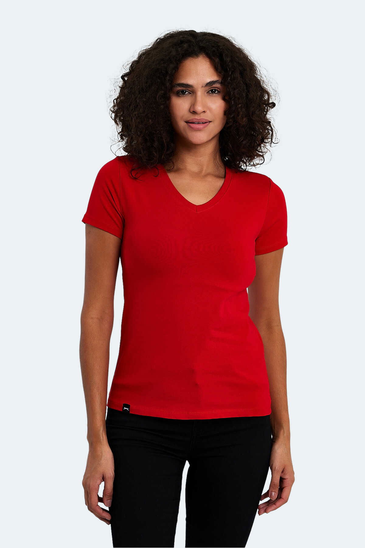 Slazenger - Slazenger VIVEK Kadın Tişört Kırmızı