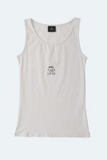 Slazenger - Slazenger VLADLEN Kadın Slim Fıt Kolsuz Beyaz Atlet Slazenger - Slazenger VLADLEN Kadın Slim Fıt Kolsuz Beyaz Atlet