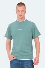 Slazenger - Slazenger VRENI Erkek Su Yeşili Tişört Slazenger - Slazenger VRENI Erkek Su Yeşili Tişört