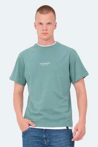 Slazenger - Slazenger VRENI Erkek Su Yeşili Tişört