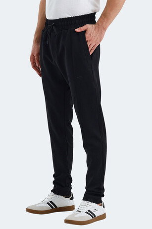 Slazenger VURAL Erkek Cepli Siyah Eşofman Altı 
