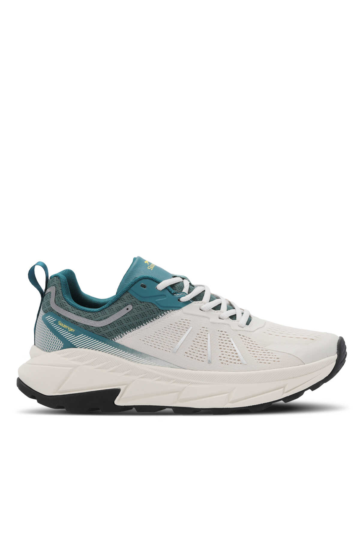 Slazenger - Slazenger WARREN Erkek Sneaker Ayakkabı Beyaz / Yeşil