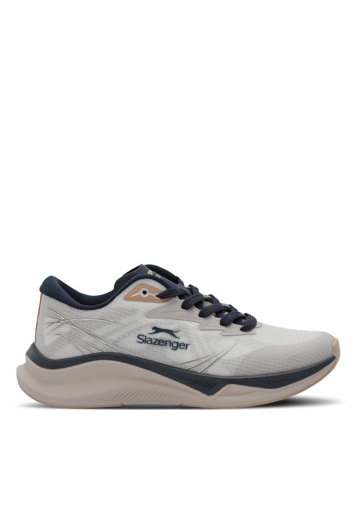 Slazenger - Slazenger WILSON Erkek Sneaker Ayakkabı Gri / Lacivert
