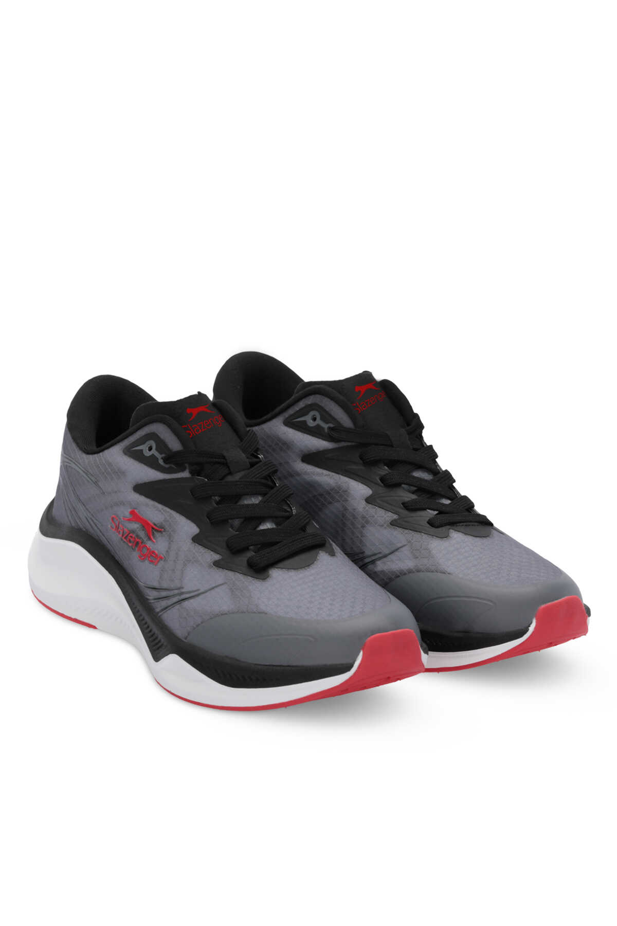 Slazenger - Slazenger WILSON Erkek Sneaker Ayakkabı Koyu Gri / Siyah
