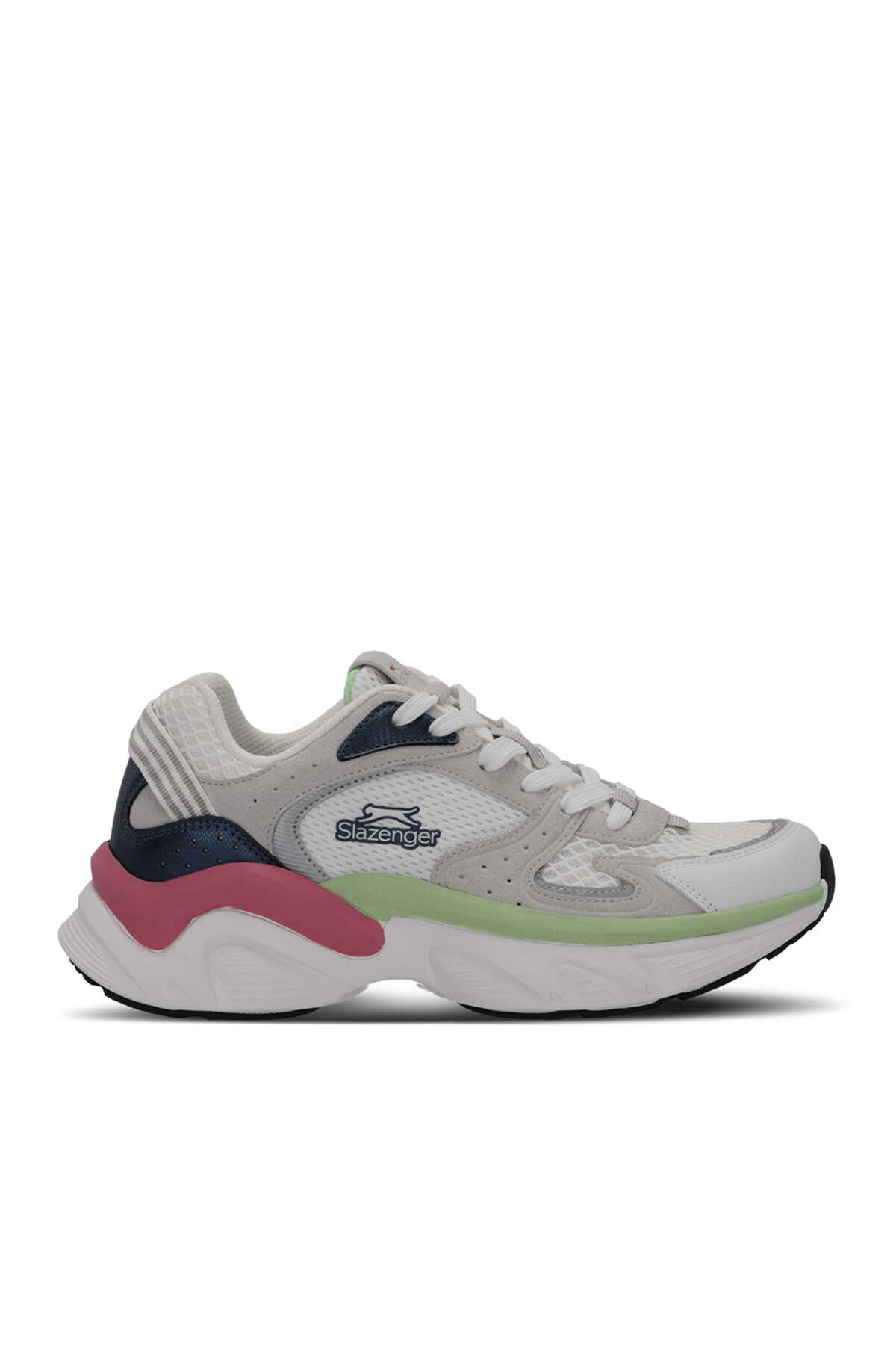 Slazenger - Slazenger WIND Kadın Sneaker Ayakkabı Beyaz / Lacivert