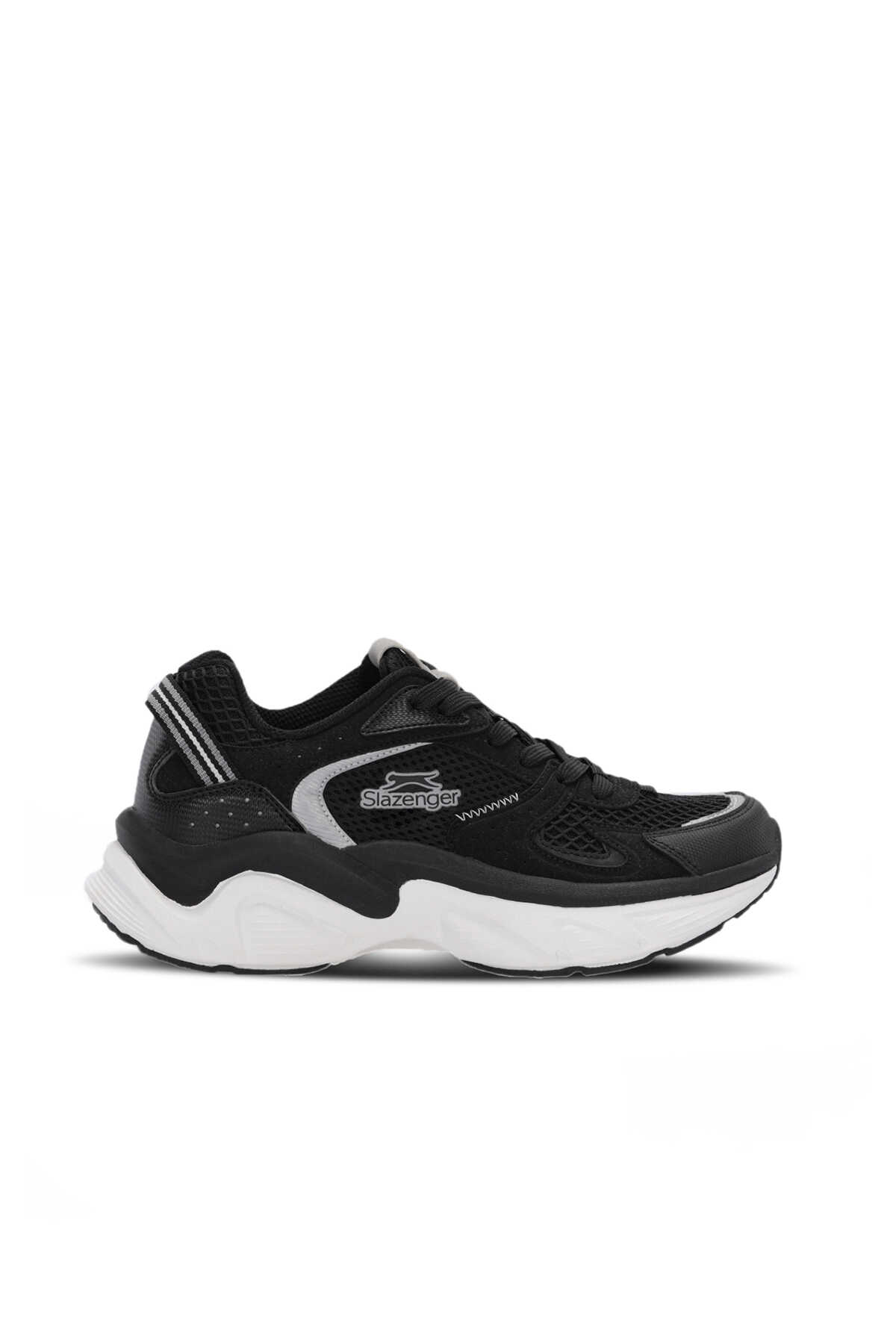 Slazenger - Slazenger WIND Kadın Sneaker Ayakkabı Siyah / Gri