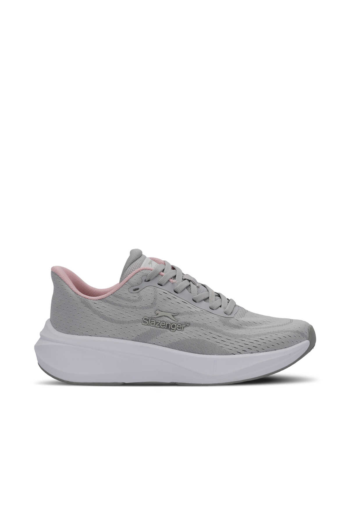 Slazenger - Slazenger WISE Kadın Sneaker Ayakkabı Gri / Pembe