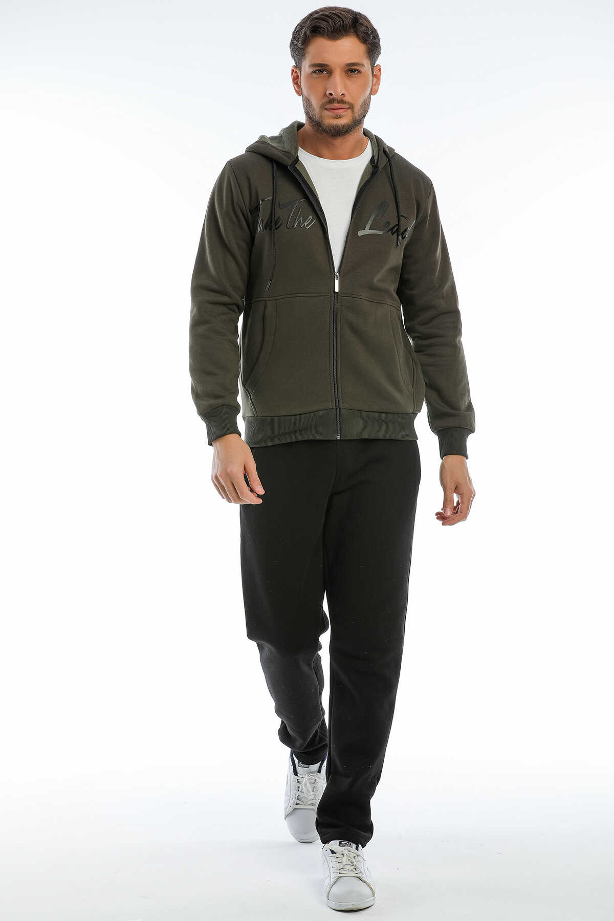 Slazenger - Slazenger YENNY Erkek Eşofman Takımı Haki