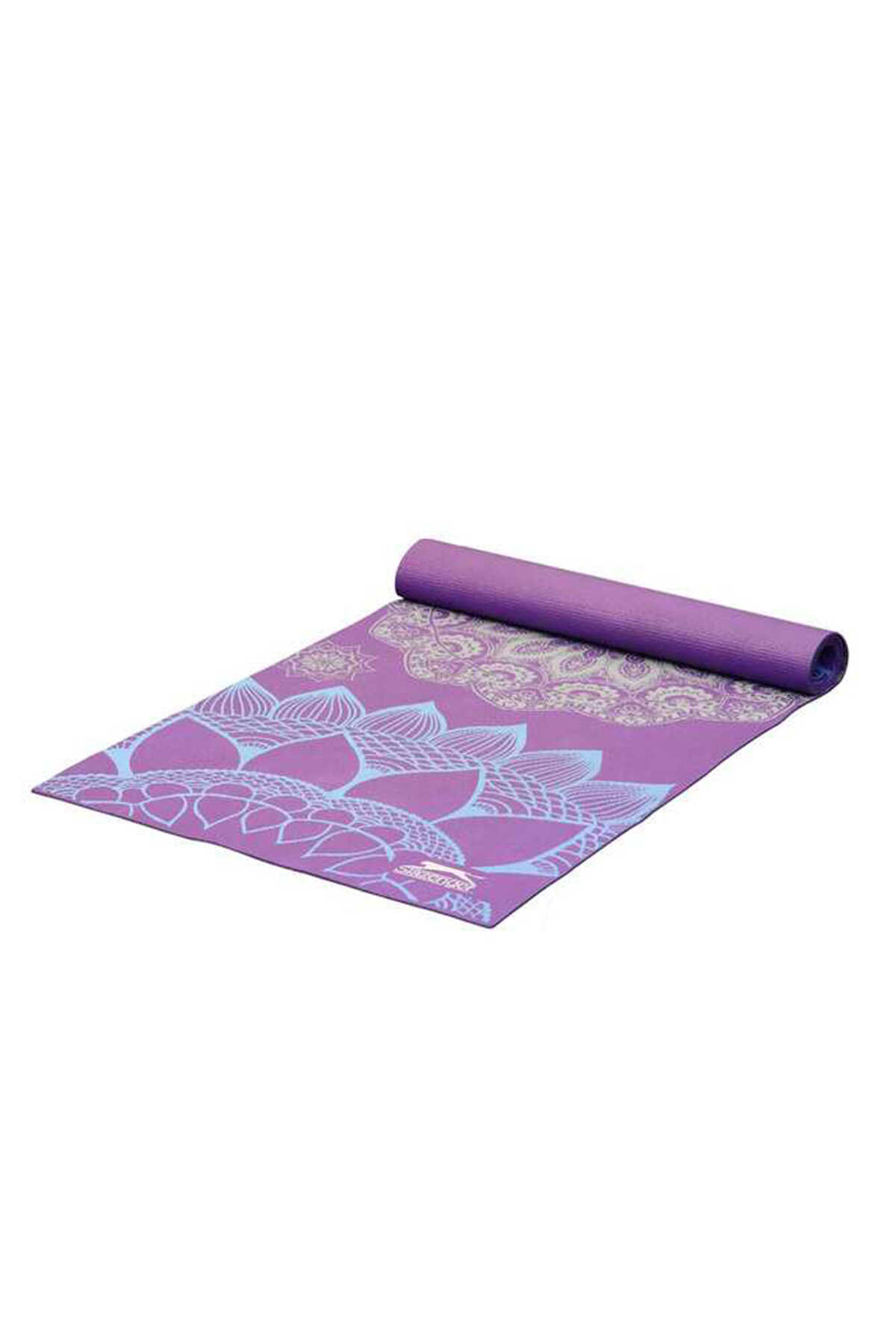 Slazenger - Slazenger Yoga Mat 173*61 cm - 4 mm Unisex Mor Yoga Minder Ve Matları