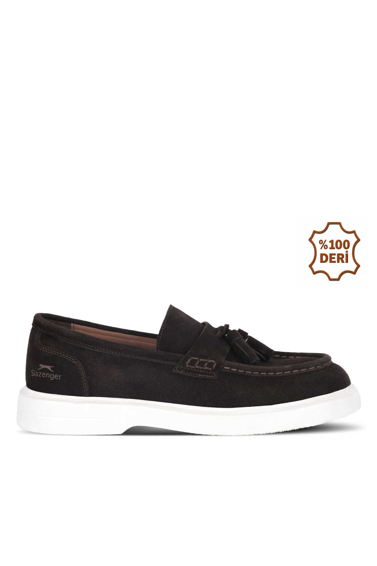 Slazenger - Slazenger YONDER I Erkek Deri Kahve Süet Comfort