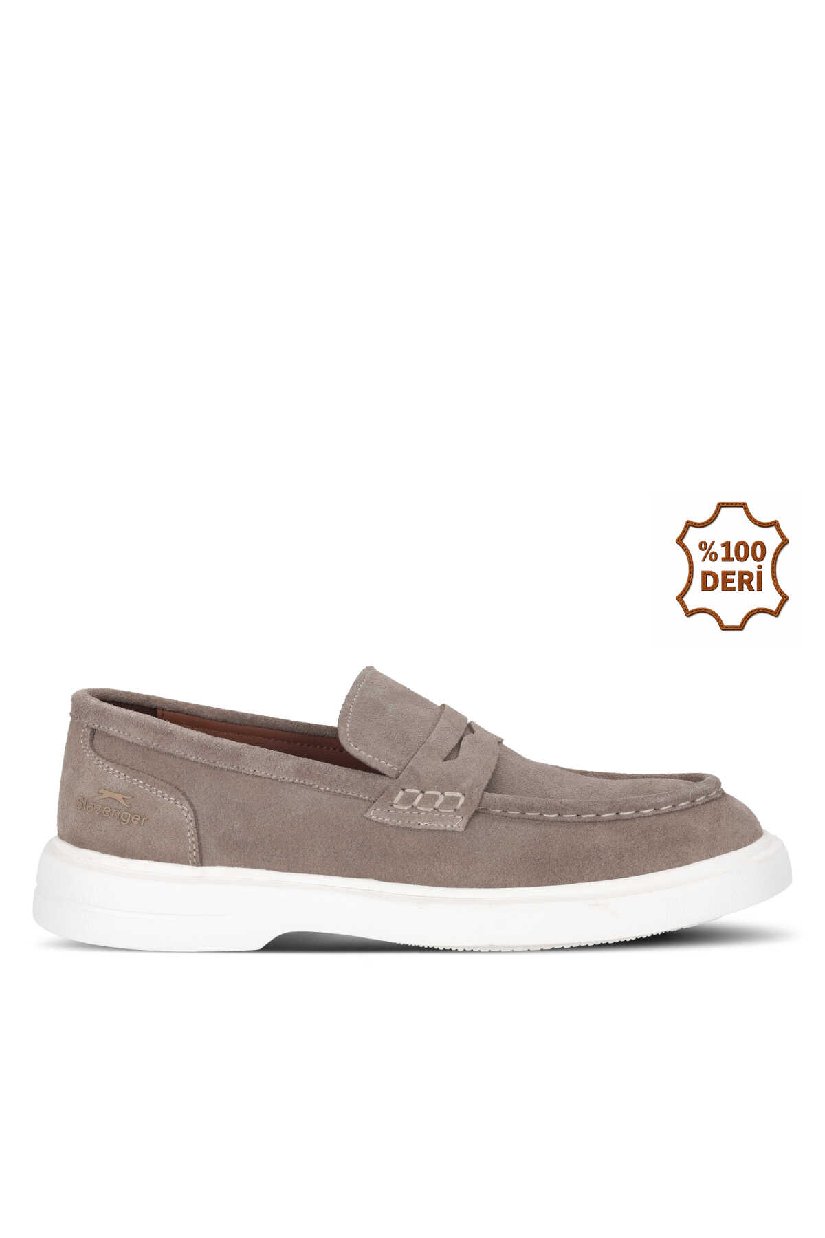 Slazenger - Slazenger YORK I Erkek Deri Kum Süet Comfort