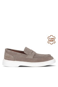 Slazenger - Slazenger YORK I Erkek Deri Kum Süet Comfort