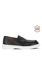 Slazenger - Slazenger YORK I Erkek Deri Siyah Comfort