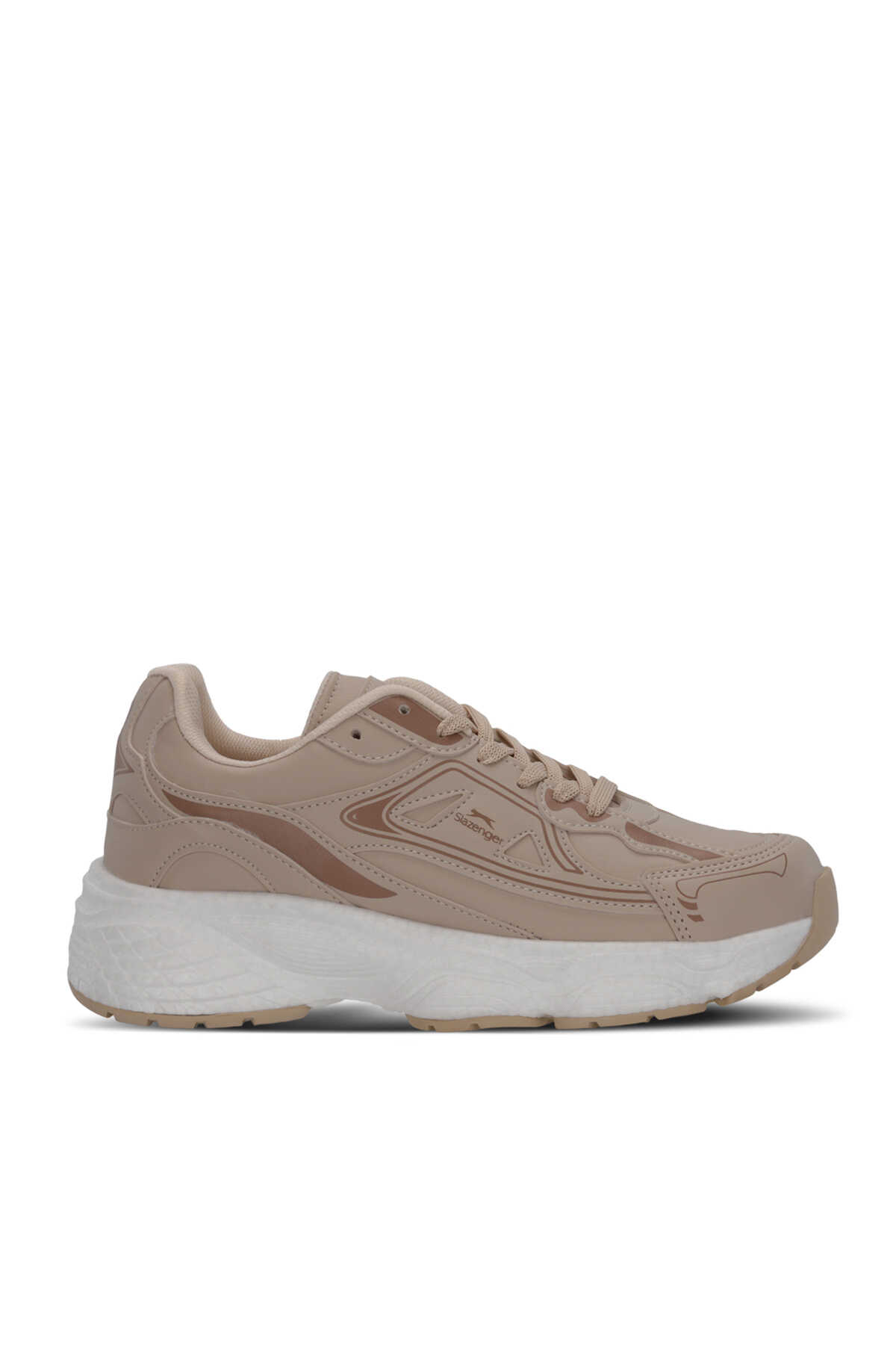 Slazenger - Slazenger ZAFIRA G Kadın Bej Koşu & Yürüyüş Spor Ayakkabısı
