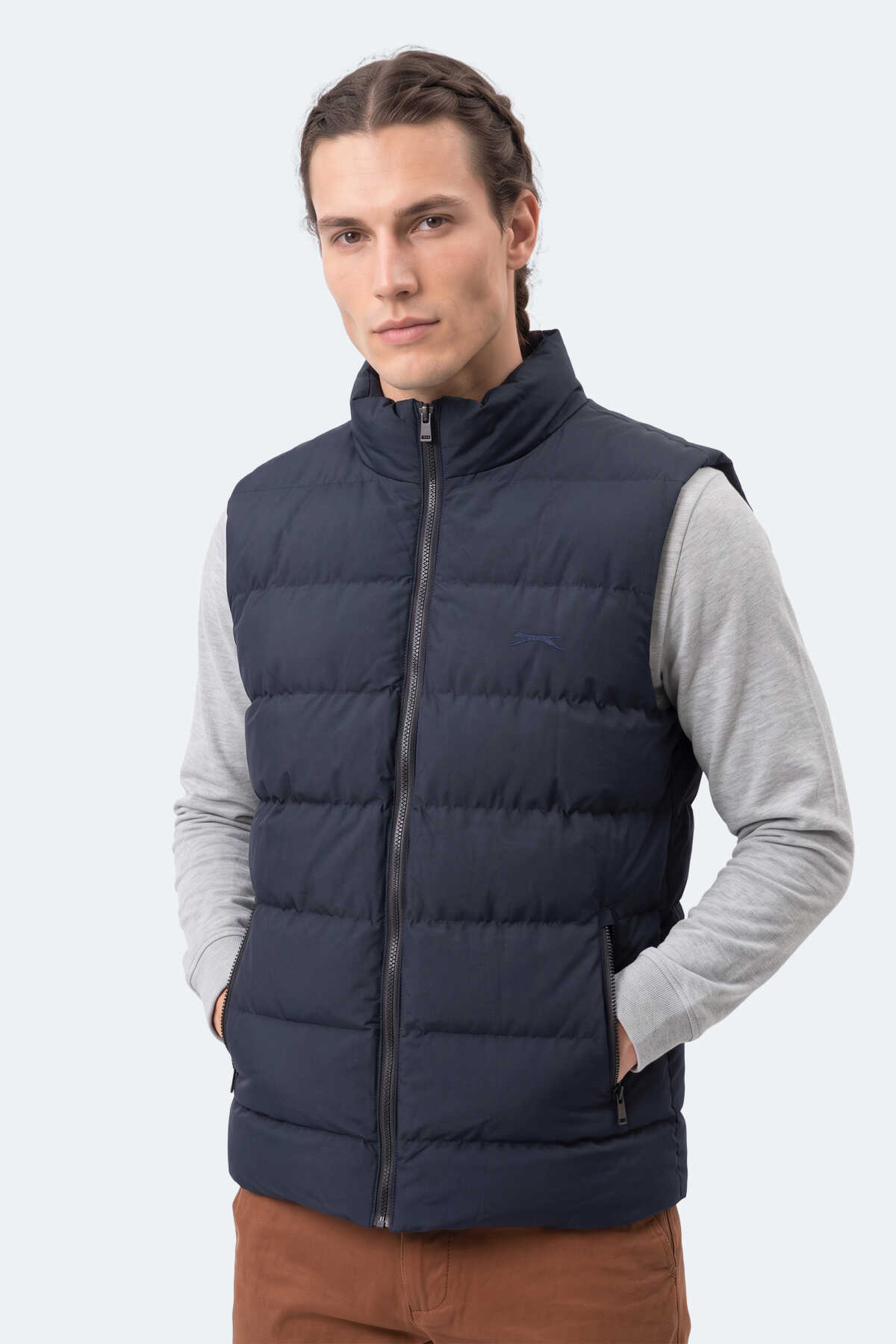 Slazenger ZANE I Erkek Şişme Lacivert Yelek - 1