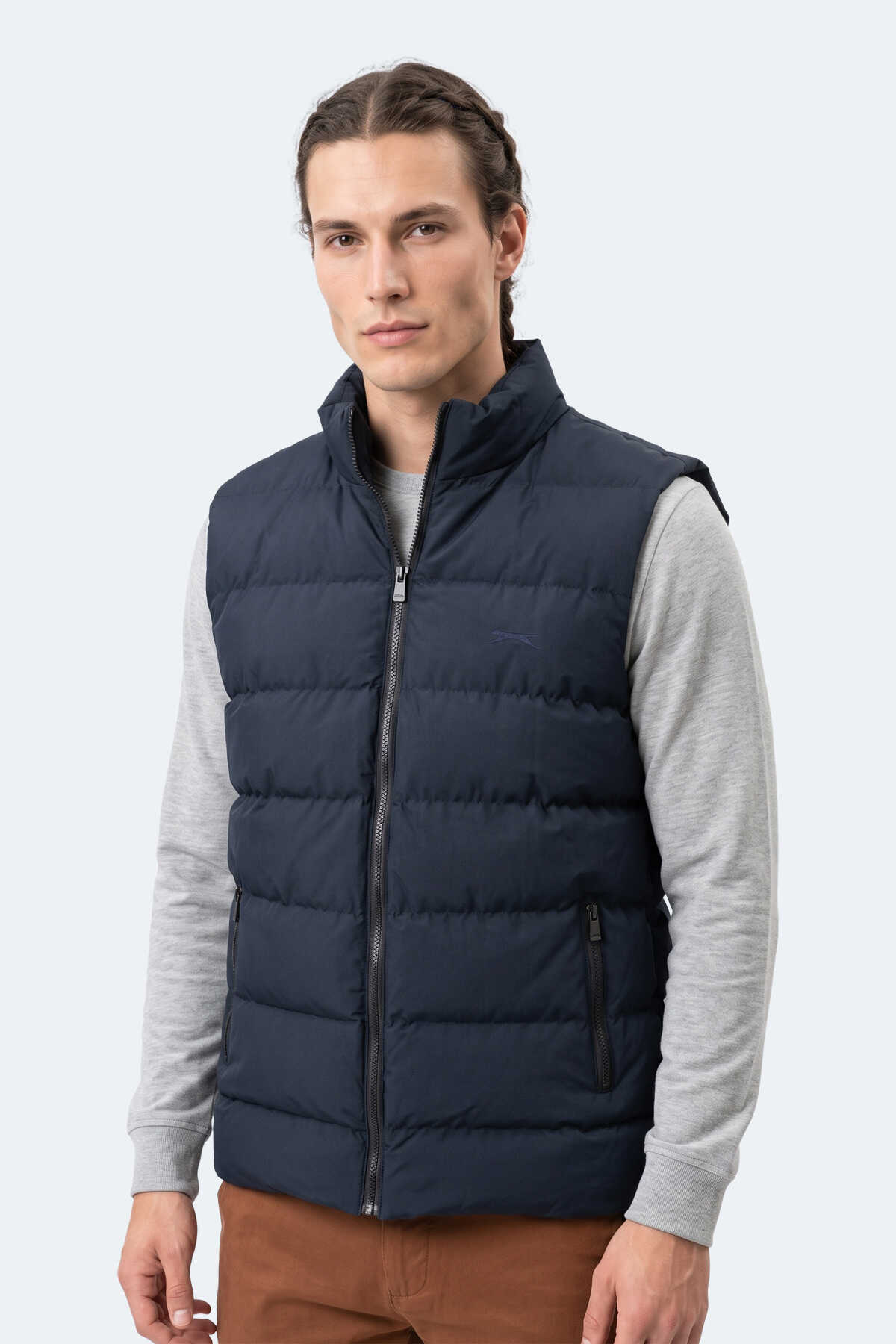 Slazenger ZANE I Erkek Şişme Lacivert Yelek - 3