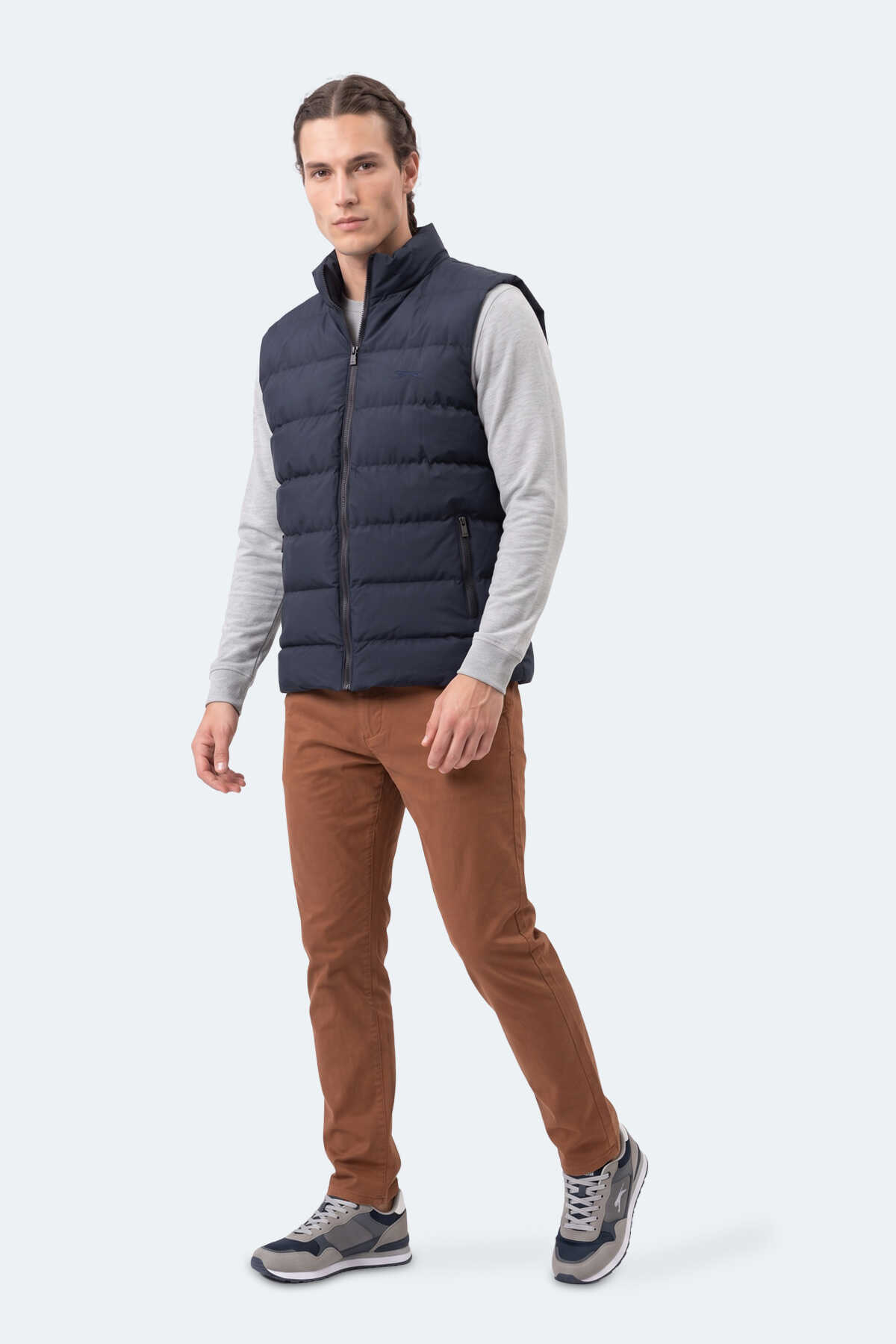 Slazenger ZANE I Erkek Şişme Lacivert Yelek - 7