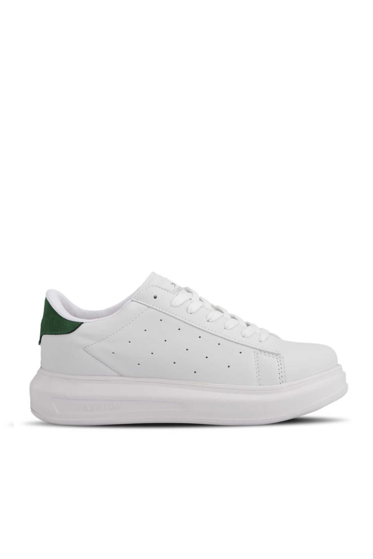 Slazenger - Slazenger ZARATHUSTRA Sneaker Kadın Ayakkabı Beyaz / Yeşil
