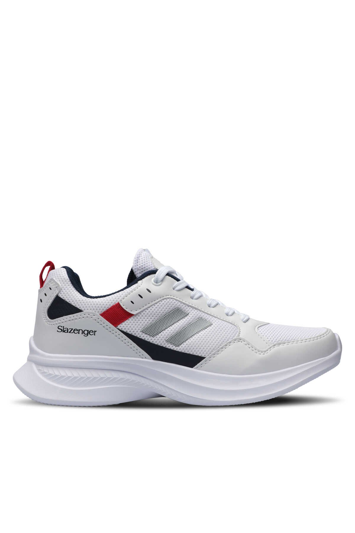 Slazenger - Slazenger ZAYN Sneaker Erkek Ayakkabı Beyaz / Lacivert / Kırmızı