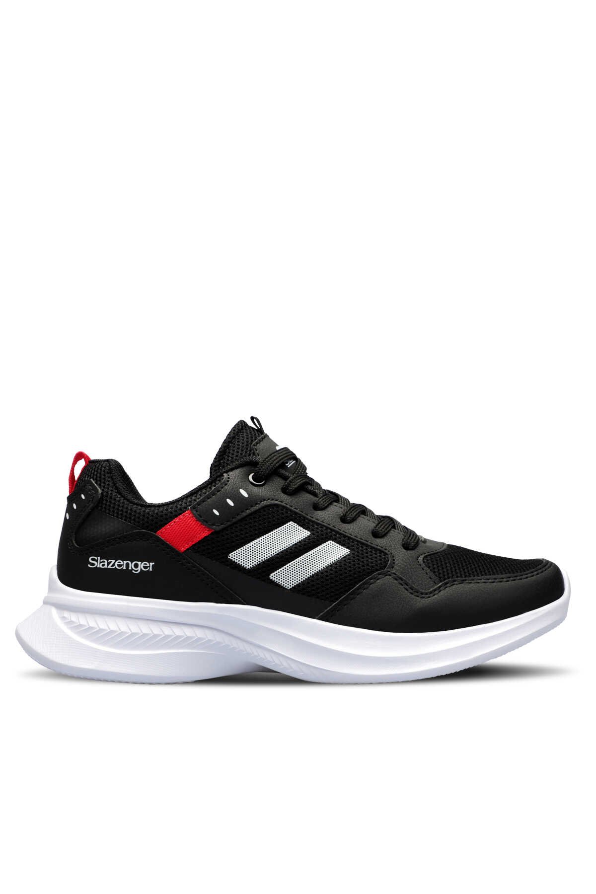 Slazenger - Slazenger ZAYN Sneaker Erkek Ayakkabı Siyah / Beyaz / Kırmızı