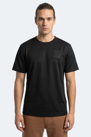 Slazenger ZEGNA Erkek Siyah Tişört