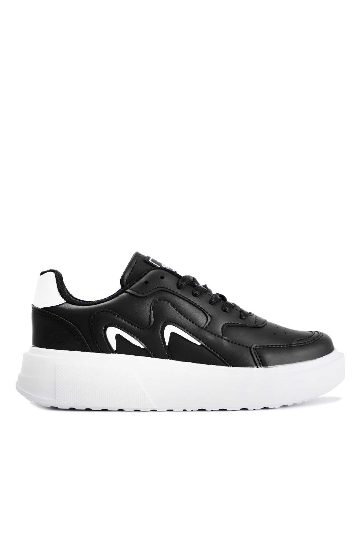 Slazenger - Slazenger ZENIA Sneaker Kadın Ayakkabı Siyah / Beyaz