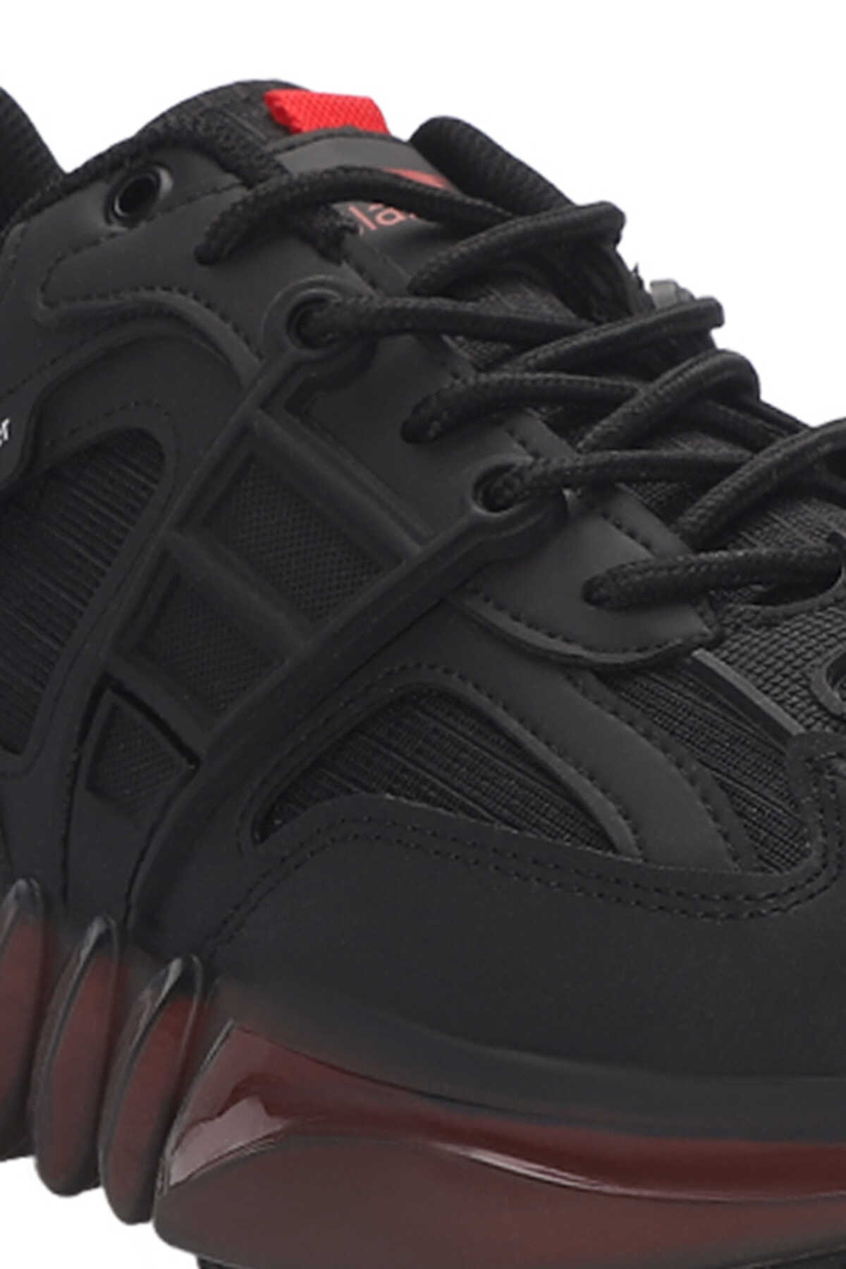 Slazenger ZENITH IN Erkek Siyah / Kırmızı Koşu & Yürüyüş Spor Ayakkabısı Slazenger ZENITH IN Erkek Siyah / Kırmızı Koşu & Yürüyüş Spor Ayakkabısı