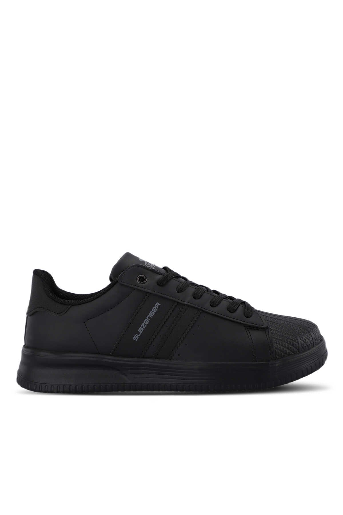 Slazenger - Slazenger ZENO Sneaker Erkek Ayakkabı Siyah / Siyah