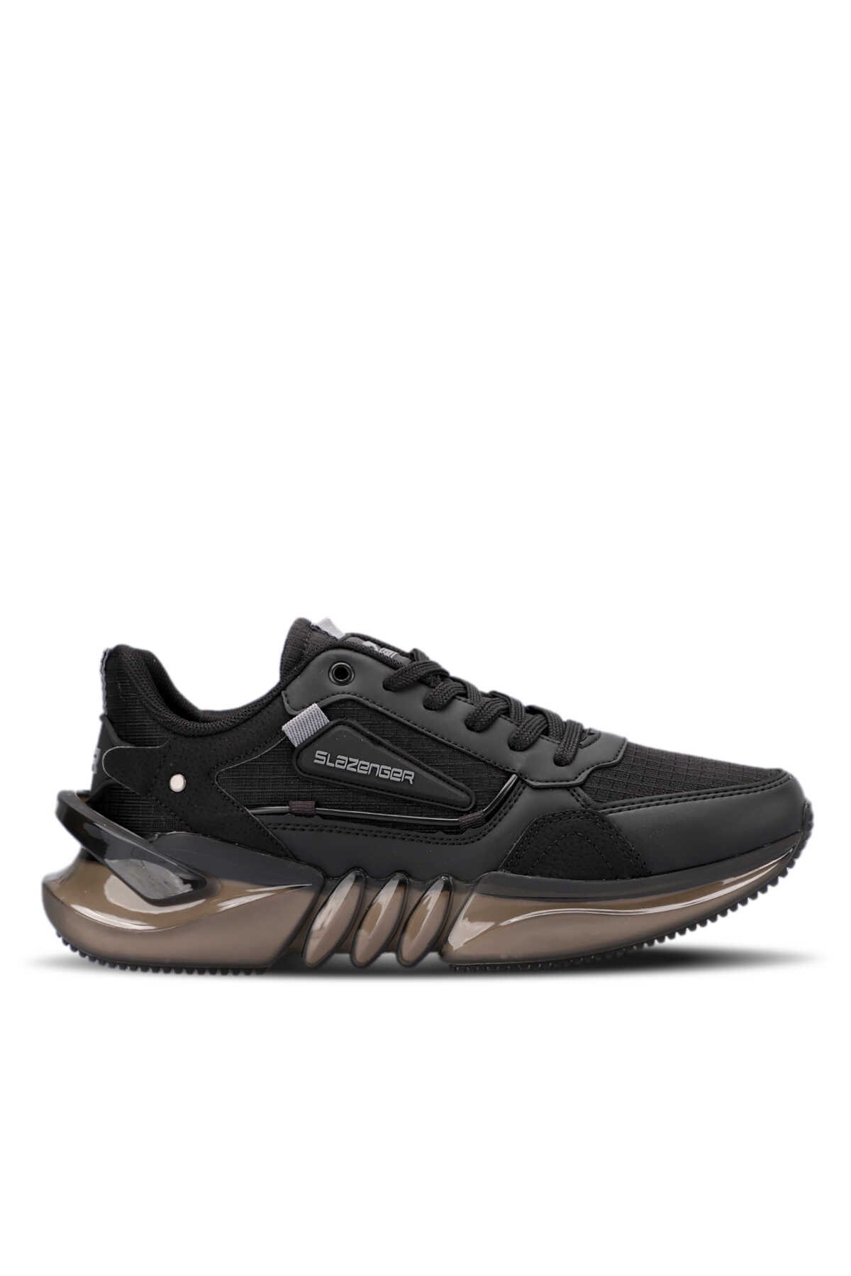 Slazenger - Slazenger ZENON Sneaker Erkek Ayakkabı Siyah / Siyah