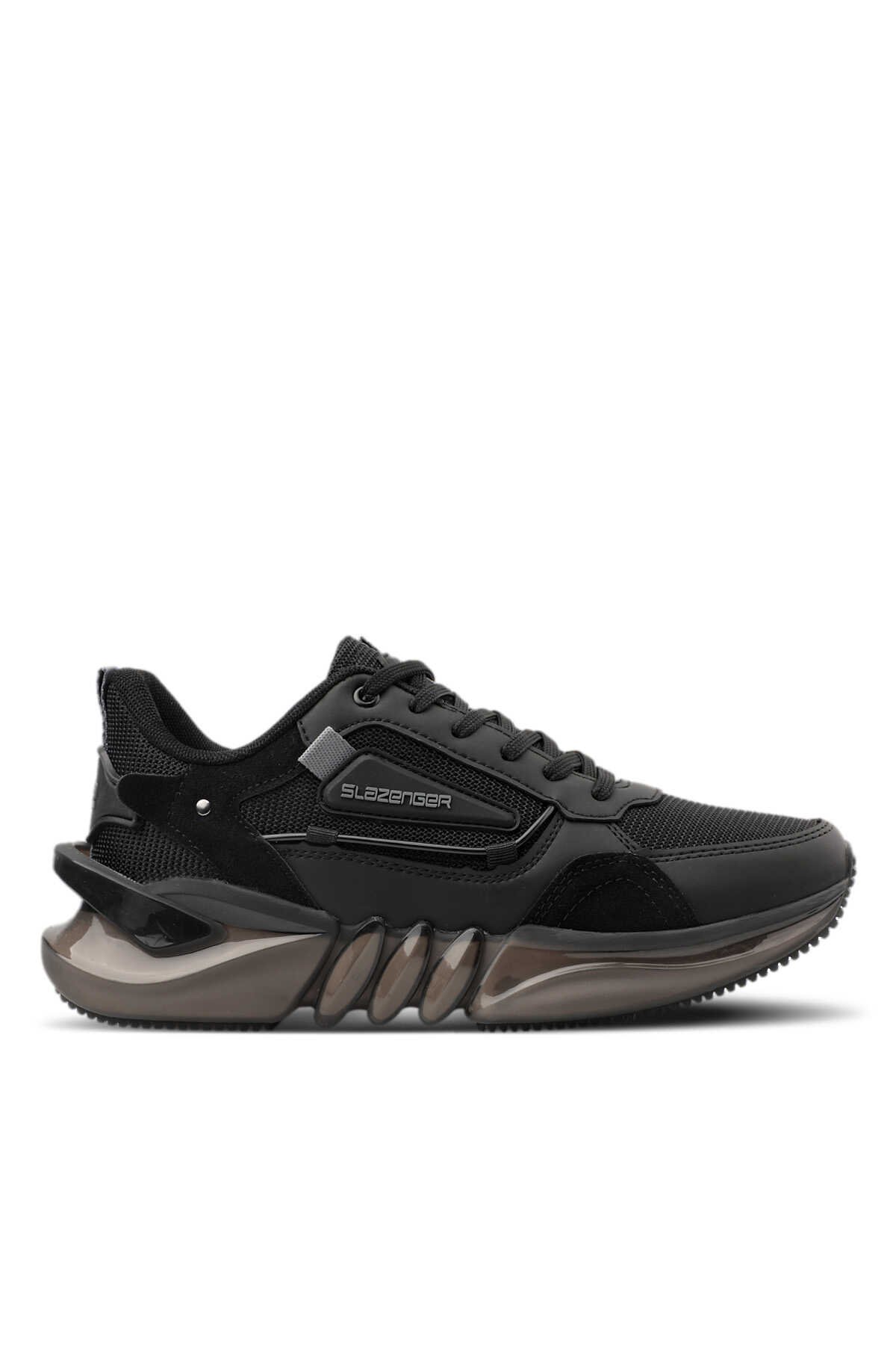 Slazenger - Slazenger ZENON Sneaker Erkek Ayakkabı Siyah / Siyah