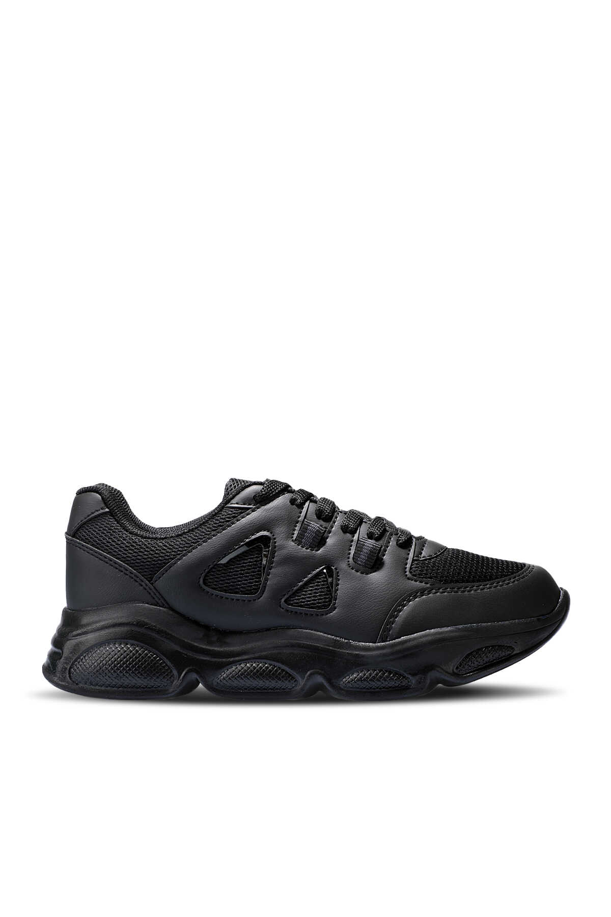 Slazenger - Slazenger ZERAH Sneaker Kadın Ayakkabı Siyah / Siyah