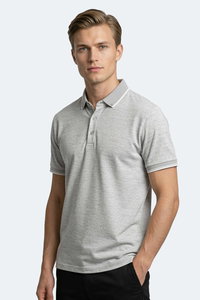 Slazenger - Slazenger ZERU Erkek Gri Tişört