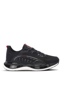 Slazenger - Slazenger ZEUS IN Erkek Siyah / Kırmızı Koşu & Yürüyüş Spor Ayakkabısı