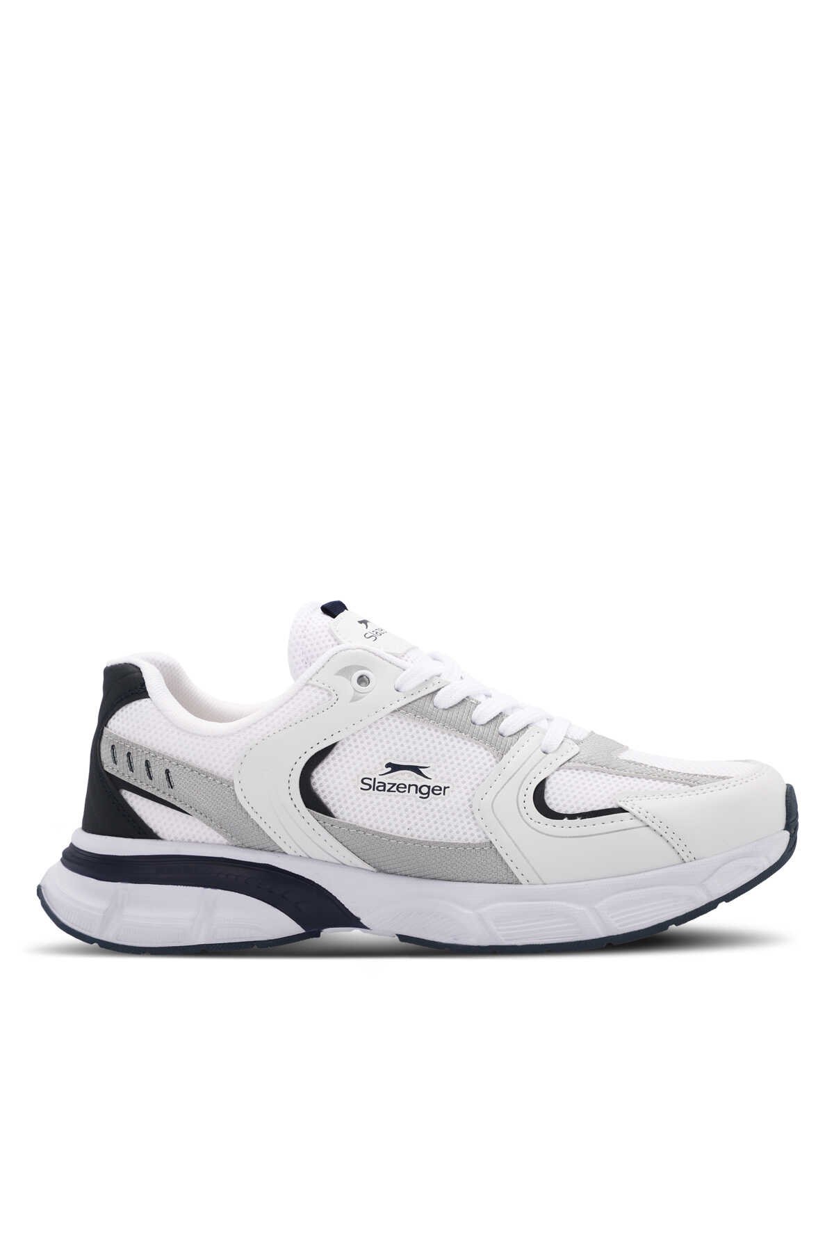 Slazenger - Slazenger ZEX Erkek Sneaker Ayakkabı Beyaz / Lacivert