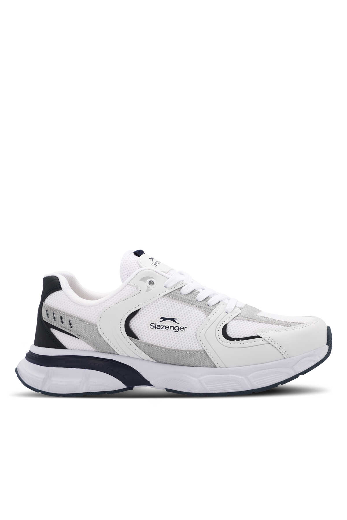 Slazenger - Slazenger ZEX Erkek Beyaz / Lacivert Koşu & Yürüyüş Spor Ayakkabısı