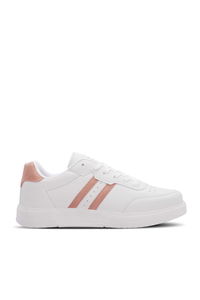 Slazenger - Slazenger ZIPPER I Kadın Beyaz / Pembe Günlük Spor Ayakkabısı