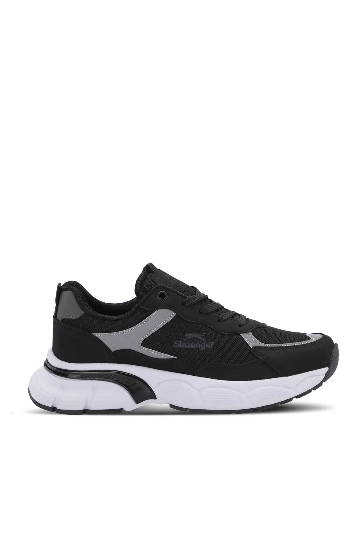 Slazenger - Slazenger ZOSIA Kadın Siyah / Koyu Gri Koşu & Yürüyüş Spor Ayakkabısı