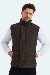 Slazenger - Slazenger ZULA IN Erkek Haki Yelek Slazenger - Slazenger ZULA IN Erkek Haki Yelek