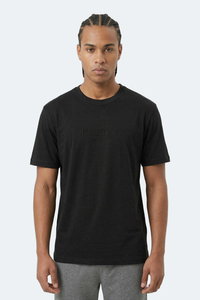 Slazenger - Slazenger ZURANIS Erkek Siyah Tişört