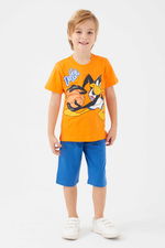 Space Jam - Space Jam L1568-3 Erkek Çocuk Turuncu Alt Üst Takım