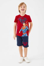 SuperMan - SuperMan L1560-3 Erkek Çocuk Kırmızı Alt Üst Takım